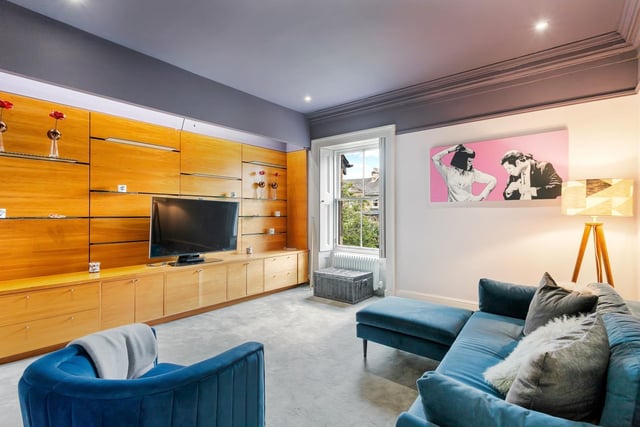 The property benefits from this cinema room, which provides a casual setting for watching movies.
