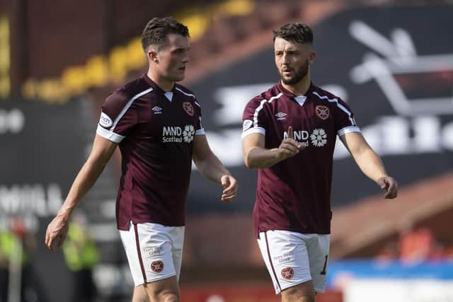John Souttar and Craig Halkett are looking to regain the required fitness to play in the Scottish Cup final. Picture: SNS
