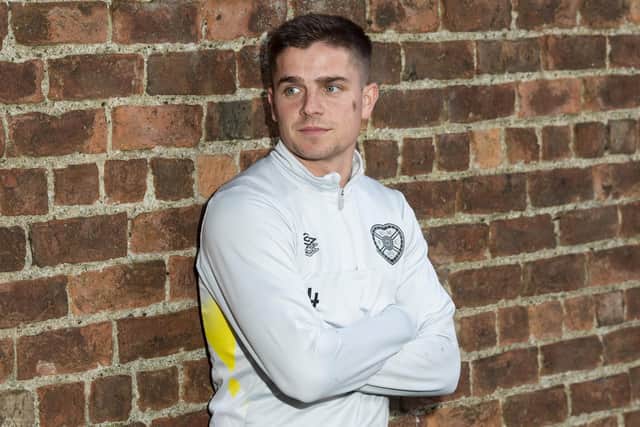 Cammy Devlin insists he has learned from his red card against Rangers at Tynecastle and is determined to make amends at Ibrox. Picture: Mark Scates / SNS