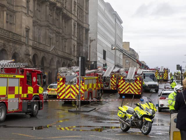 A Scottish Fire and Rescue Service spokesperson said: "We were alerted at 11.29am on Monday, January 23 to reports of a building fire at Rose Street, Edinburgh. Operations Control immediately mobilised two appliances to the scene and on arrival firefighters found a building well alight. A further eight appliances, including a high reach, were mobilised and crews remain on scene as they work to extinguish the fire."No casualties have been reported"