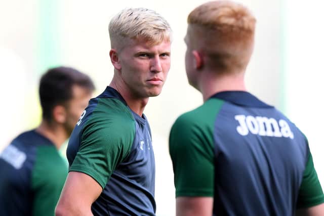 Hibs left-back Josh Doig is in demand.