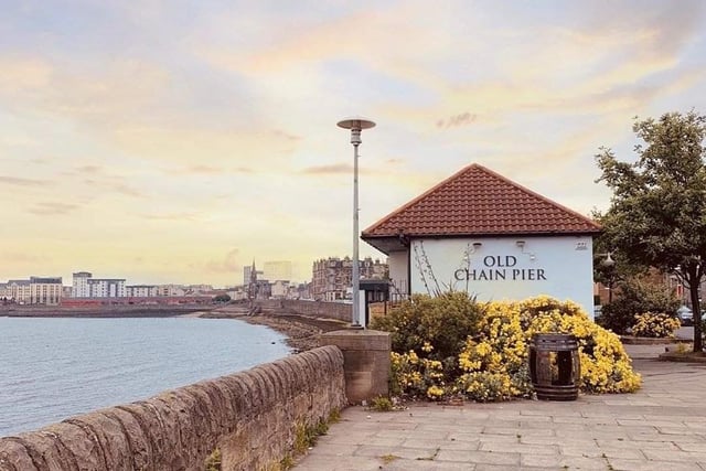 Old Chain Pier at Newhaven is a unique spot to enjoy locally sourced seafood with impressive views over the Forth