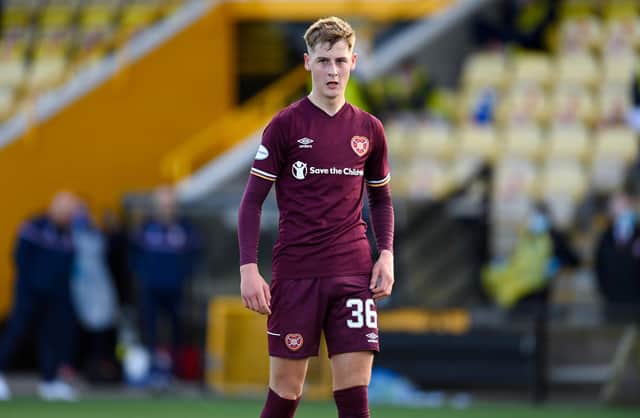 Teenage midfielder Scott McGill is keen to play more for Hearts.