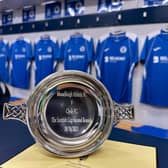 The home dressing room is all set for tonight's match [Pic: Musselburgh Athletic]