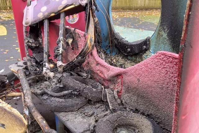 St Anthony's play park damaged by vandals in fire attack