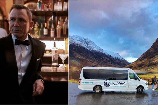 Edinburgh-based Rabbie's Tour is offering a two-day James Bond experience leaving from Edinburgh