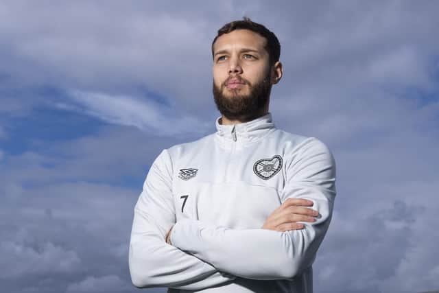 Hearts midfielder Jorge Grant is moving his family to Edinburgh.