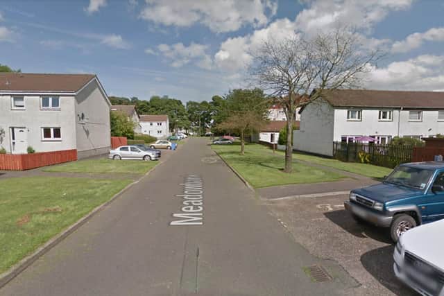 A man has been seriously injured after an assault in Meadowbank, Livingston (Google Streetview)