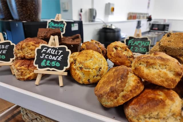 Homemade scones from Scran's young bakers
