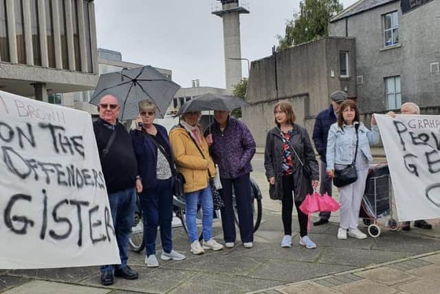 East Lothian crime news: Angry Musselburgh residents hold protest over convicted child sex offender being housed in street