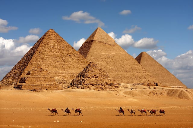 Cairo in Egypt is a good-value holiday destination for visitors looking for sun and historical attractions. To visit the pyramids from Edinburgh for two people, the average cost is £1236.36. Holidaymakers coming to Cairo from the Capital will get 9.24 extra hours of sunshine a day.

.