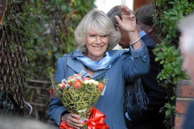 Camilla, Duchess of Cornwall, enjoying her visit to South Tyneside in 2006.