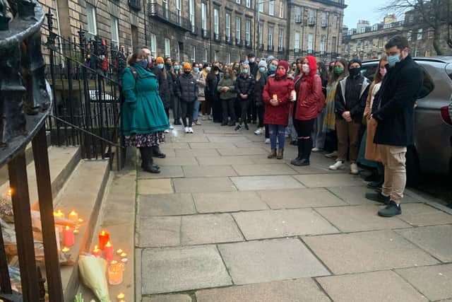 A candlelit vigil was held in the Capital. Picture: Kelly Crichton