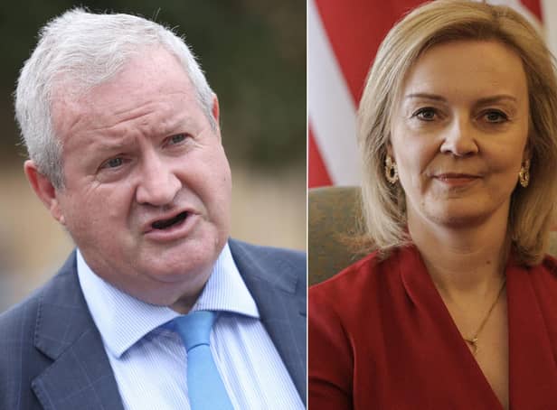The SNP's Ian Blackford has said new Prime Minister LIz Truss could be 'even worse' than Boris Johnson (Credit: PA)