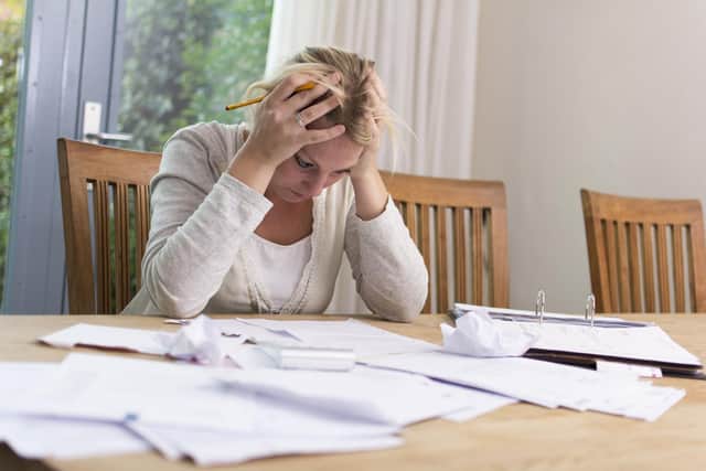 The FCA has found that around 400,000 Scots had missed a domestic bill or loan payment in at least three of the previous six months (file image). Picture: Getty Images/iStockphoto.