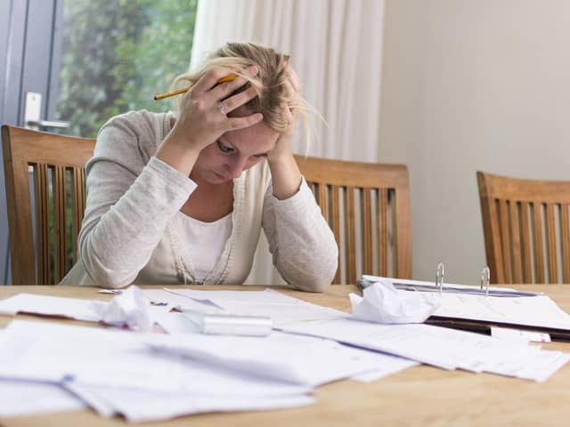 The FCA has found that around 400,000 Scots had missed a domestic bill or loan payment in at least three of the previous six months (file image). Picture: Getty Images/iStockphoto.