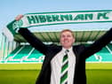 Neil Lennon when he was unveiled as Hibs manager in the summer of 2016. Some fans would like to see the former boss back at Easter Road. Picture: SNS
