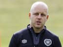 Steven Naismith is waiting to learn if he will become the permanent Hearts manager.