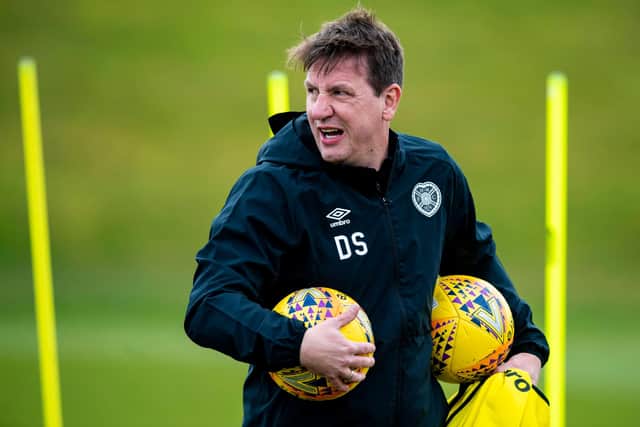 Daniel Stendel's contract at Hearts is not valid in the Championship.