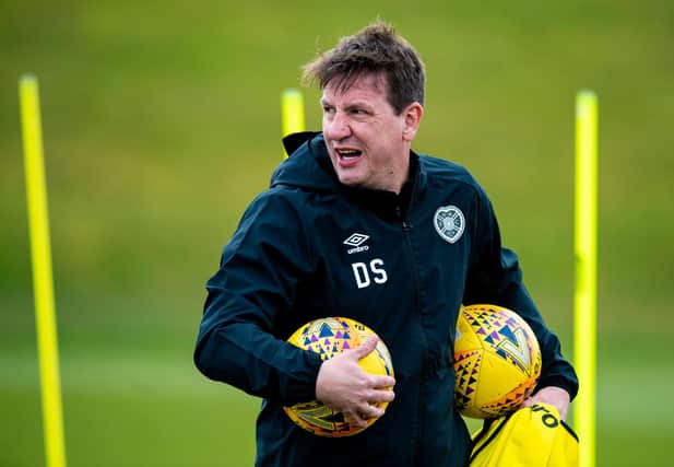 Daniel Stendel's contract at Hearts is not valid in the Championship.