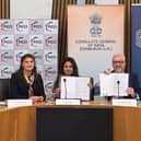 Pam Gosal, Sandy Begbie and Jyoti Vij
