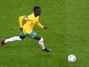 Australia player Garang Kuol in action during the World Cup. Pic: Getty Images