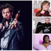 Harry Styles, Lewis Capaldi, Sam Smith ahd Lizzo at the Brit Awards