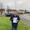 Craig delivering his survey in Penicuik