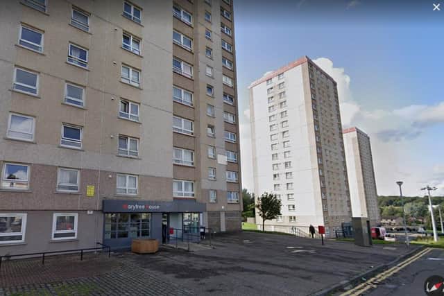 Food parcels have been stolen from high rise flat at Moredun