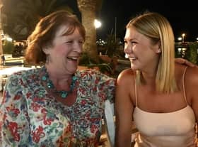 Holly Passmore (right) with her mum Connie, who died five years ago