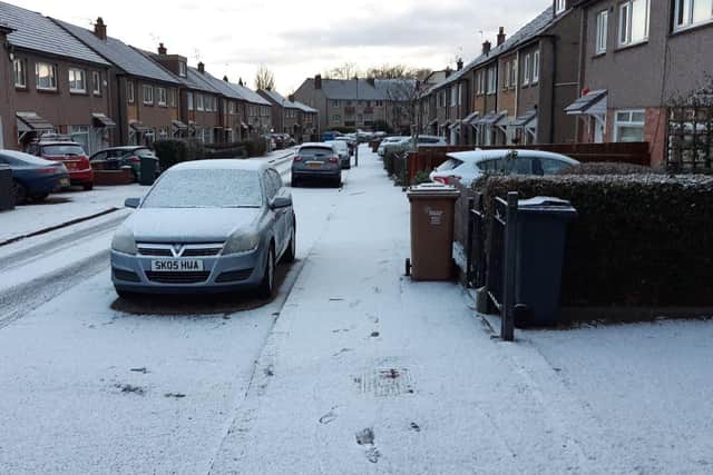 Edinburgh and the Lothians awoke to a winter wonderland this this morning – and the Met Office has warned that more snow is on the way. Photo: Kevin Quinn