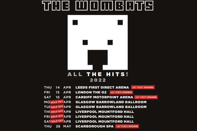 The Wombats add extra UK tour dates