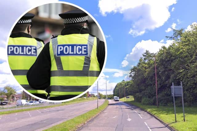Police stopped a driver in Wester Hailes Road and reported him for a string of offences