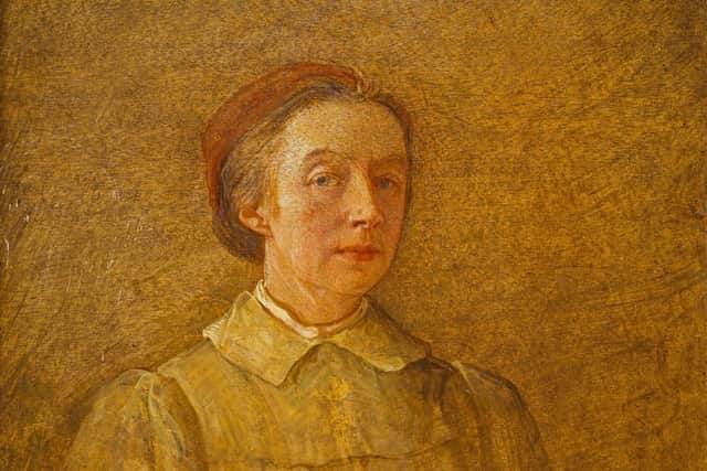 A self-portrait of Phoebe Anna Traquair, one of Scotland's best-known female artists.