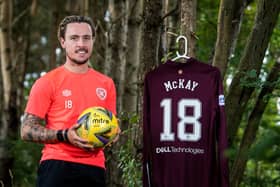 Barrie McKay is set for a Hearts debut against Hibs.