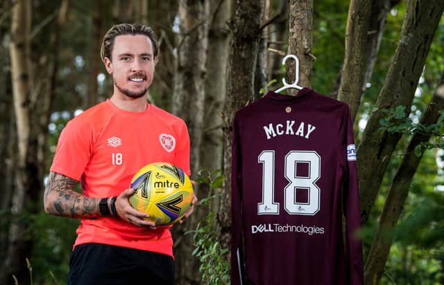 Barrie McKay is set for a Hearts debut against Hibs.