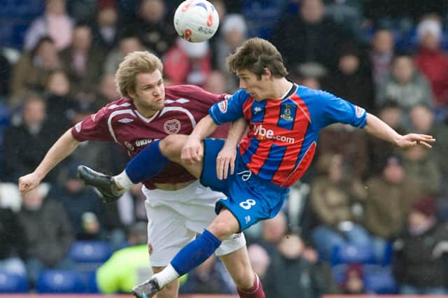 Robbie Neilson and Ian Black, while at Inverness CT, during their playing days. Picture: SNS
