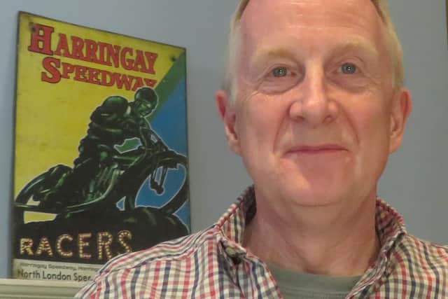TV producer and author of No Breaks: A Lost Season in British Speedway, Roddy McDougall