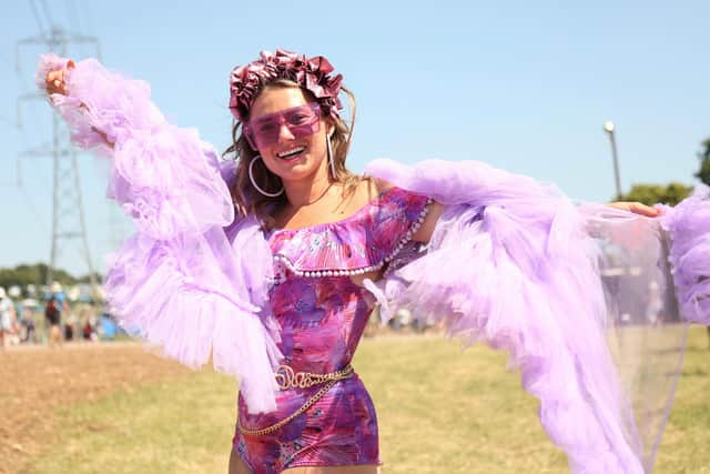 Fans have descended on the Glastonbury Festival for the first time in three years (SWNS)