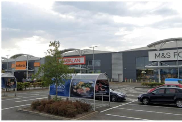 Emergency services rushed to Straiton Retail Park in Midlothian after reports of youths setting fire to a number of bins. Photo: Google Street View