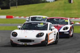 Michael Johnston in action in a W2R GRDC Ginetta G40.