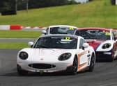 Michael Johnston in action in a W2R GRDC Ginetta G40.