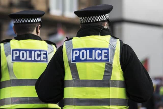 Stock image of Police Scotland officers.