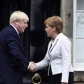 Nicola Sturgeon and Boris Johnson are divided over the question of a second Scottish independence referendum (Picture: PA)