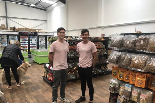 Brothers Craig (left) and Ross Davidson at their new shop at the Gyle which officially opened last weekend.