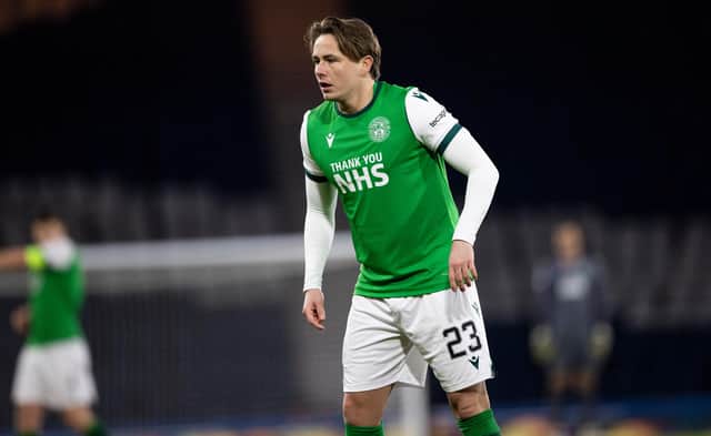Scott Allan has recently returned to the Hibs squad after five months out of action. Picture: SNS