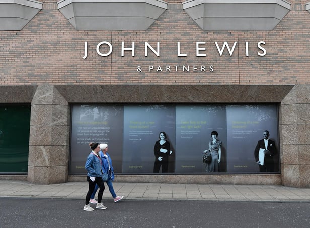 John Lewis has department stores in Edinburgh, Glasgow, above, and Aberdeen. Picture: John Devlin