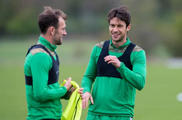 Joe Newell says he's loving life at Hibs as he begins to plan what to do after his playing days are over. Picture: SNS