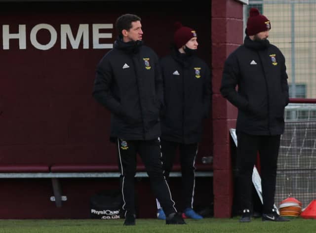 Tranent manager Calum Elliot, left, has bolstered his coaching staff