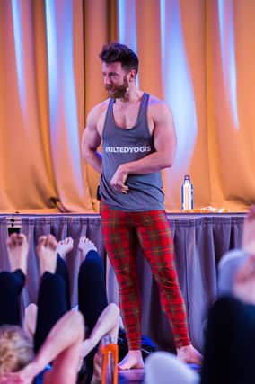 Finlay Wilson of the Kilted Yogis said the hybrid format of physical and virtual teaching seems set to stay for the foreseeable